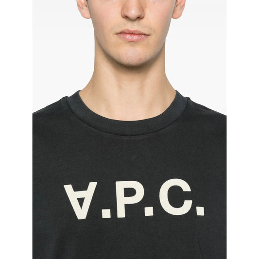 A.P.C. Black T-Shirts & Vests - T-Shirts Men