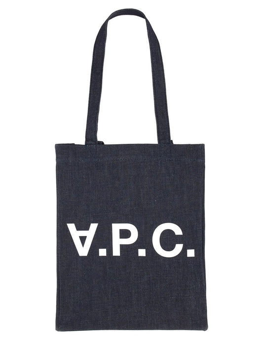 A.P.C. Men Denim Tote Bag