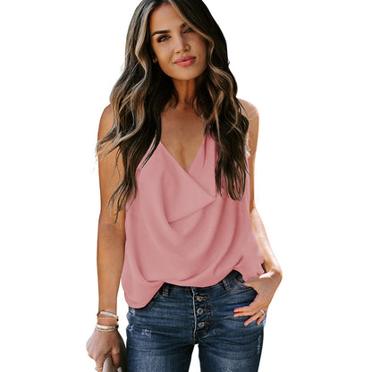 Chiffon Tank Top Women