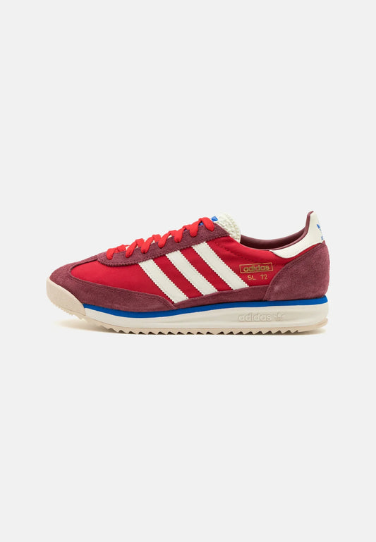adidas Men's Originals SL 72 RS Shoes Shadow Red Off White Blue