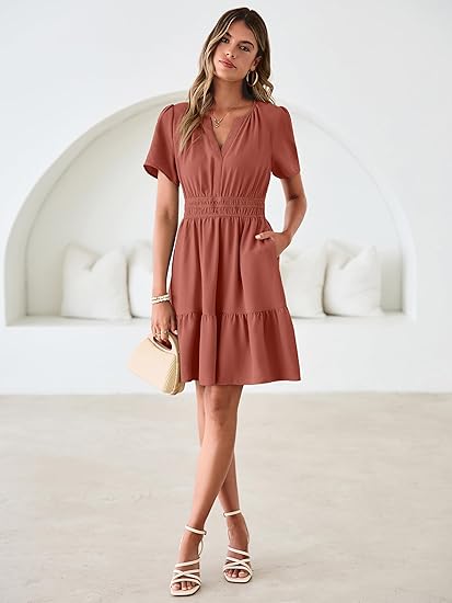 Simplee Womens Casual Summer Dresses 2026