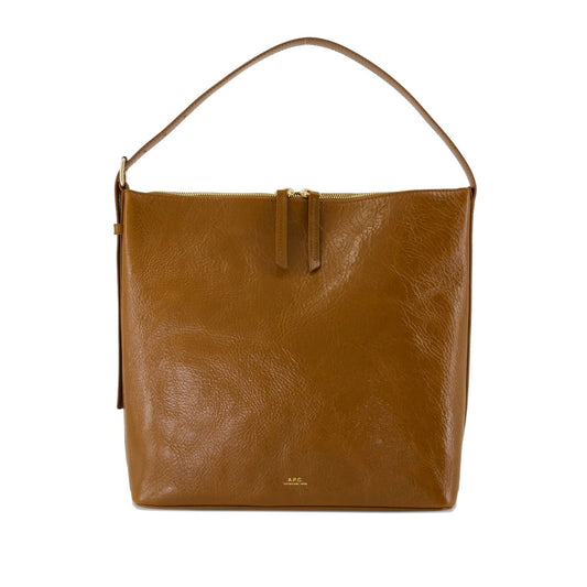 A.P.C. Brown Shoulder Bags Women