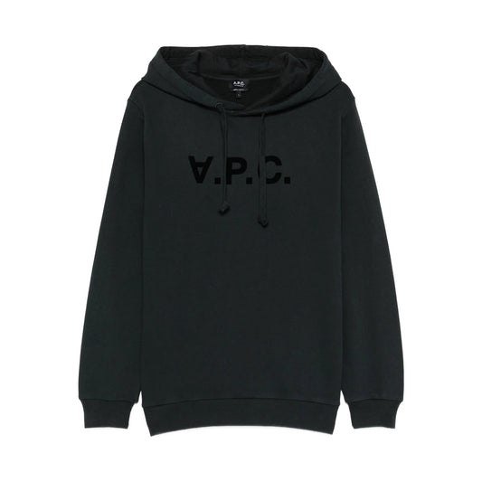 A.P.C. Black Sweaters & Knitwear - Hoodies Men