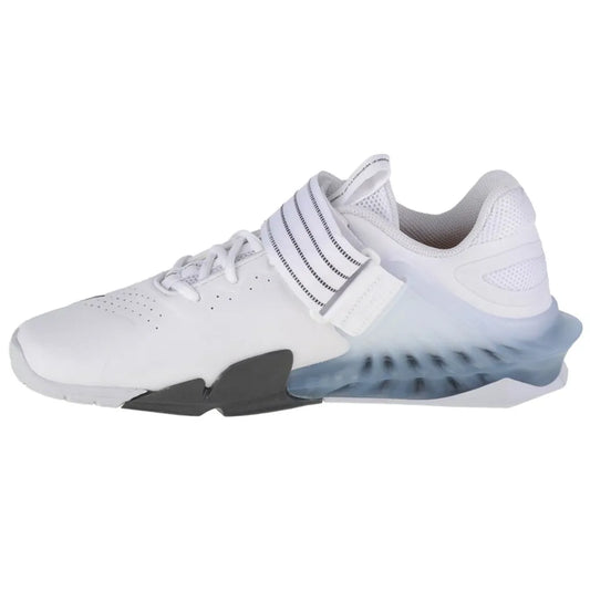 Nike Savaleos Weightlifting Shoes White Iron Grey Laser Orange Black